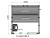 Финская сауна с электропечью Frank F 818 (180x140x210). Заказная позиция!!!