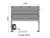 Финская сауна с электропечью Frank F 855 (150x150x210). Заказная позиция!!!